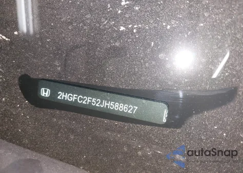 2018 Honda Civic Lx z USA, uszkodzony, nr VIN 2HGFC2F52JH588627